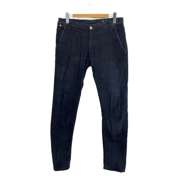 PT TORINO◆ボトム/34/コーデュロイ/BLK/C5HT01Z00STT