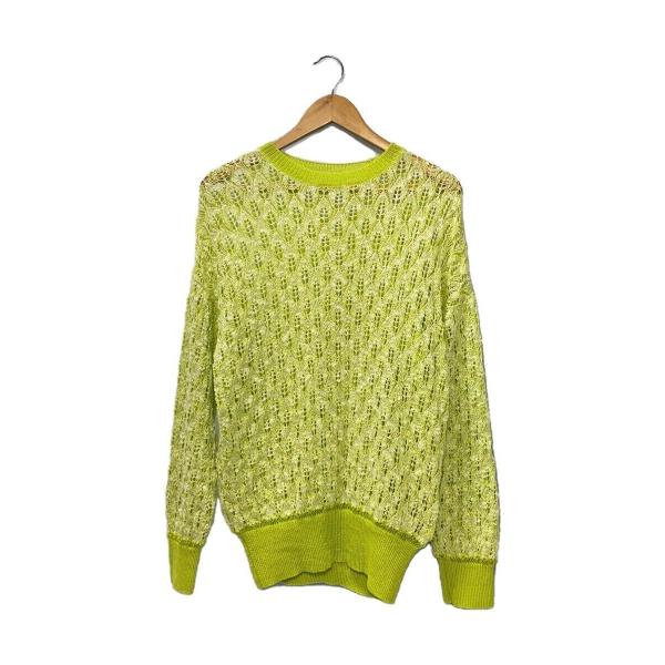 AMERI◆セーター(薄手)/FREE/コットン/GRN/02110130450