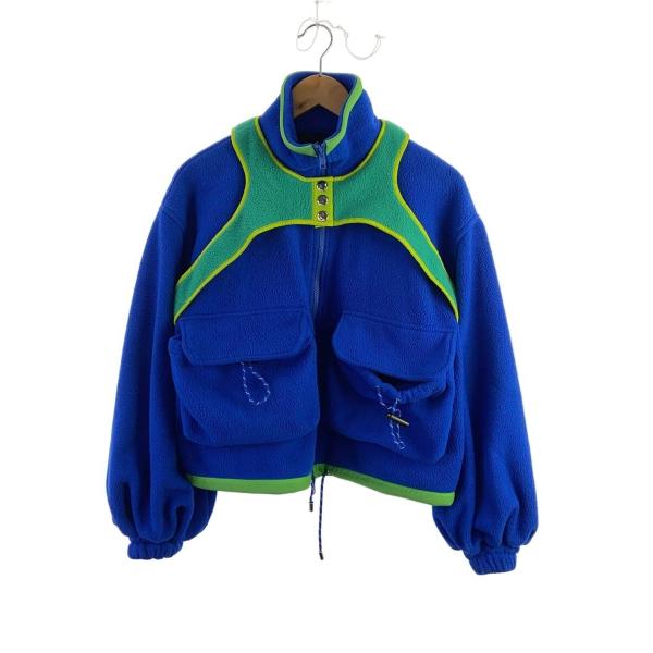 Kkco/PACIFIC POLAR FLEECE/USA製/S/ポリエステル/BLU