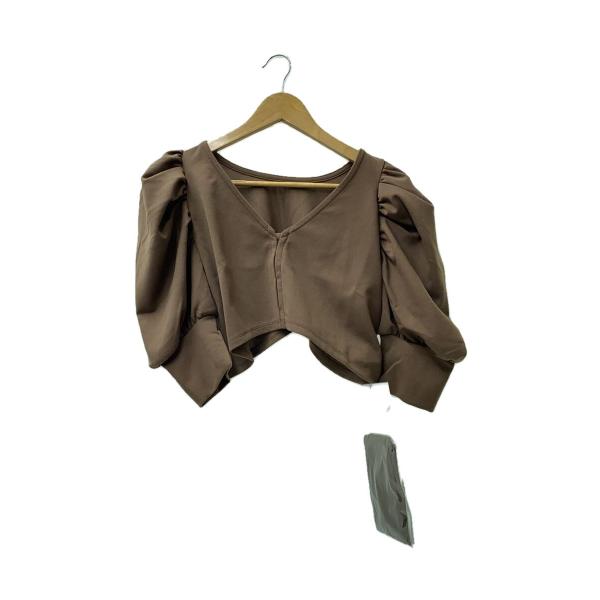 AMERI◆3WAY VOLUME SLEEVE LAYERED TOP//FREE/ポリエステル/...