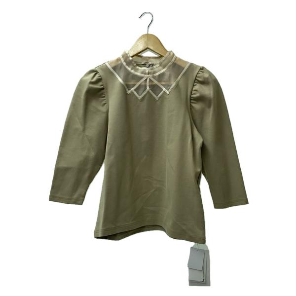 AMERI◆長袖ブラウス/FREE/レーヨン/KHK/02120471260