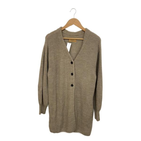 AMERI◆カーディガン(厚手)/--/アクリル/BEG/02220190420