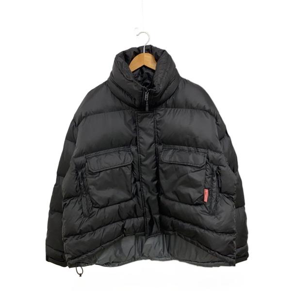 Schott◆ジャケット/FREE/ポリエステル/BLK/JS07137MW