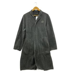 Porter Classic◆FLEECE GOWN COUT/コート/XS/ポリエステル/GRY/無地//