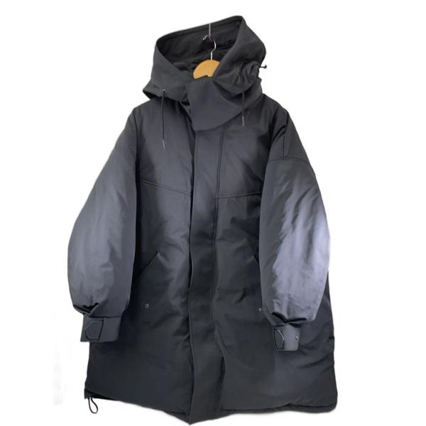 THE RERACS◆LONG MODS DOWN COAT/ダウンジャケット/48/BLK/22F...