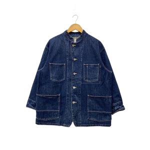 Porter Classic◆steinbeck denim stand collar jacket/S/コットン/NVY