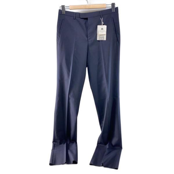 Jean Paul GAULTIER HOMME◆スラックスパンツ/50/ウール/BLK/無地/56...