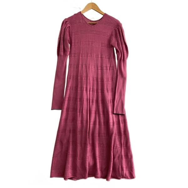 AMERI◆長袖ワンピース/--/--/PNK/02220590250