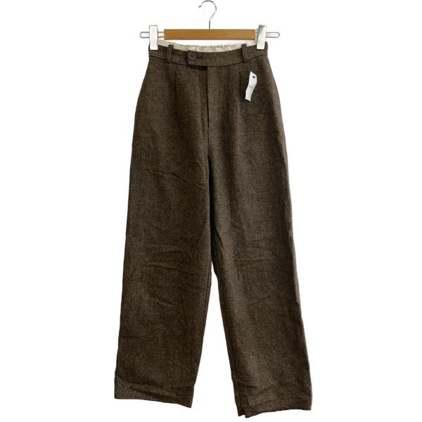 AMERI◆ボトム/S/ウール/BRW