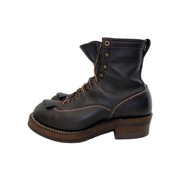 WESCO◆Custom Jobmaster/レースアップブーツ/US8.5/ブラック/レザー/BT...