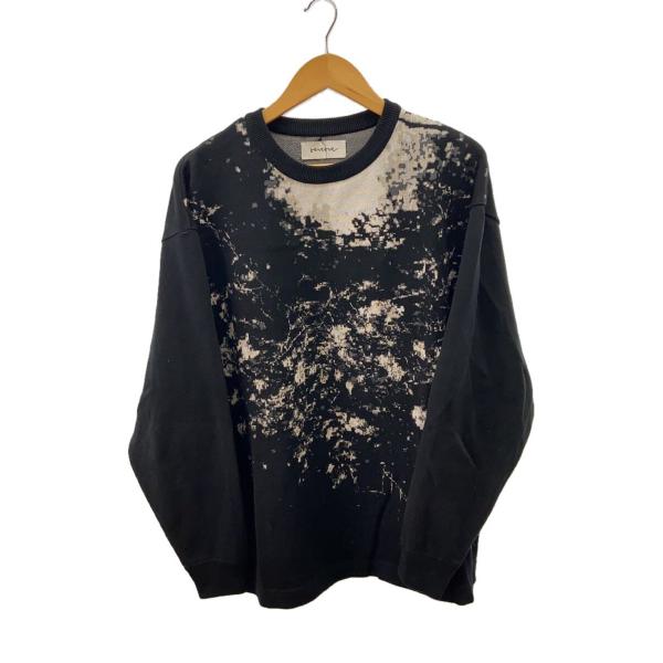 reverve/PHOTO KNIT/FREE/コットンニット/ブラック/総柄/RV21S005/フ...