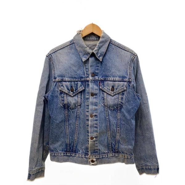 Levi’s◆70s/70505/4th/サークルR/ボタン裏529/--/デニム/IDG/無地