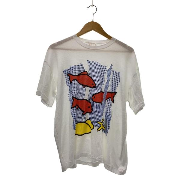 REDS/Tシャツ/--/コットン/WHT/イタリア製/魚Tee/fish Tee/袖シングル