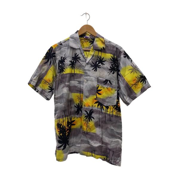 50s〜60s/gold fish/アロハシャツ/L/--/GRY/総柄