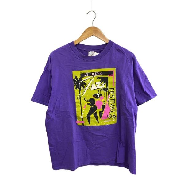 Hanes◆Tシャツ/XL/PUP/JAZZ FESTIVAL96/90s/アメリカ製/ジャズT/グ...