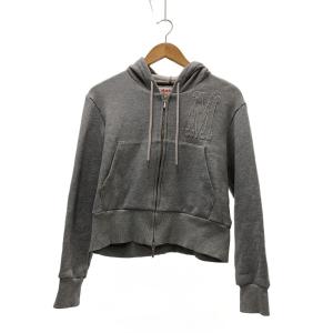 MASU◆ジップパーカー/46/コットン/GRY/無地/MPFW-CS0124S