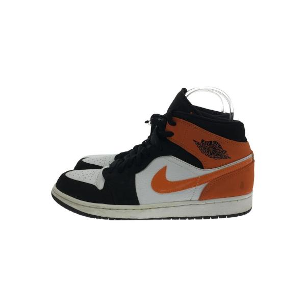 NIKE◆AIR JORDAN 1 MID/エアジョーダン1ミッド/ブラック/554724-058/...