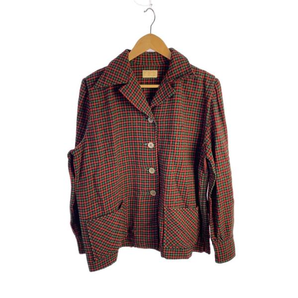 PENDLETON◆長袖シャツ/--/--/RED/チェック