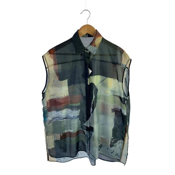 AMERI◆ノースリーブブラウス/--/ポリエステル/GRN/02410481270