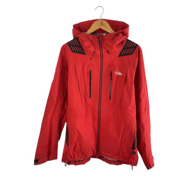 POLEWARDS◆ナイロンジャケット/L/ナイロン/RED/無地/PW22JN04