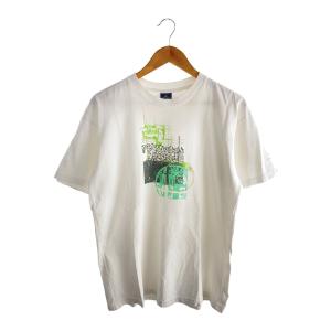 STUSSY◆Tシャツ/--/コットン/WHT/プリント