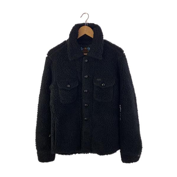 TMT◆フリースジャケット/S/アクリル/BLK/tsh-f1906//