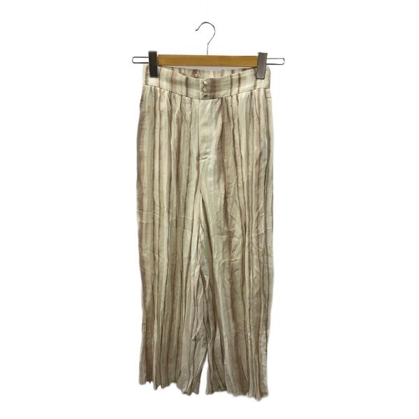 AMERI◆ボトム/S/ポリエステル/BEG/無地/02920820170