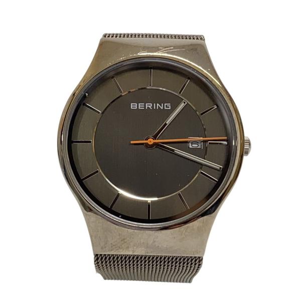 BERING◆クォーツ腕時計/アナログ/--/SLV/SLV/11938-007