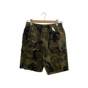 STUSSY◆ショートパンツ/L/コットン/GRN/カモフラ//