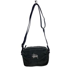 STUSSY◆Canvas Side Pouch/ショルダーバッグ/キャンバス/GRY/134255