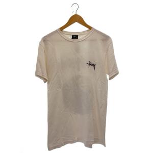 STUSSY◆Tシャツ/S/コットン/WHT//