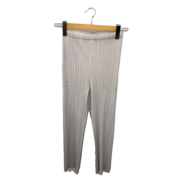 PLEATS PLEASE ISSEY MIYAKE◆BASICS/プリーツパンツ/ボトム/1/ポリ...