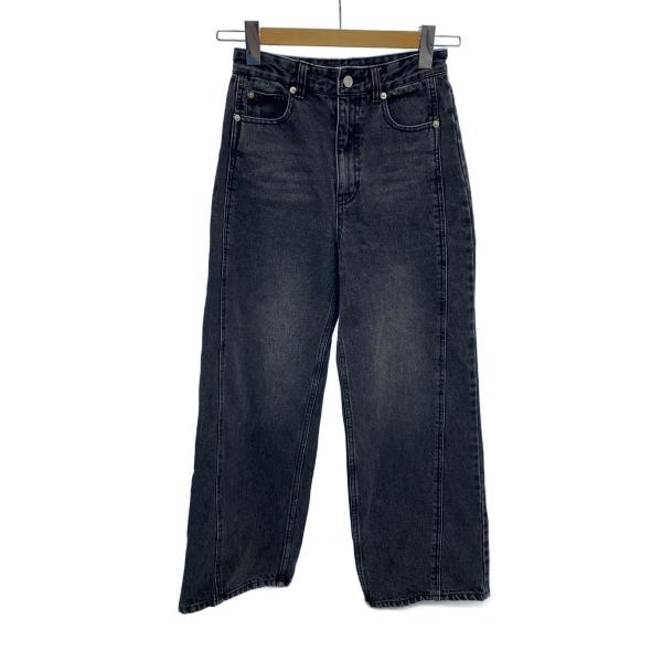 AMERI◆ボトム/24/デニム/BLK/02410871360