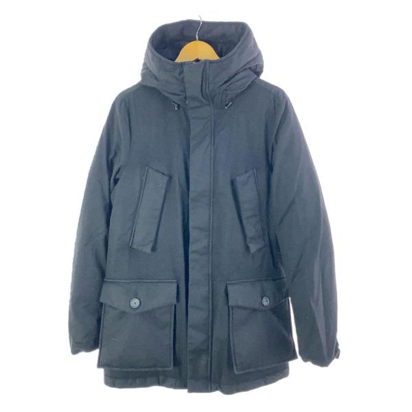 Woolrich◆Loro Piana/着用感有/ダウンジャケット/S/ウール/BLK/WOCPS2...