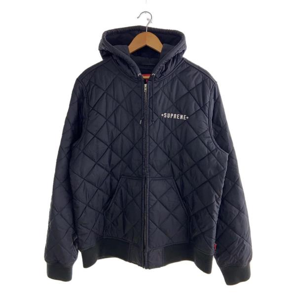 Supreme◆15AW/Independent Quilted Nylon Jacket/汚れ有/...