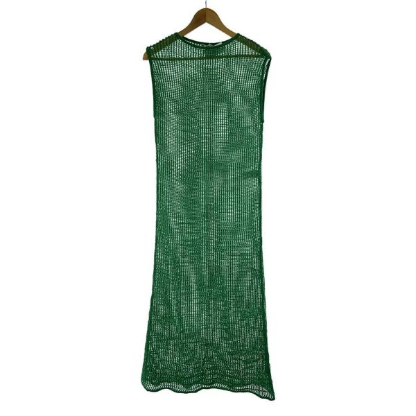 AURALEE◆ノースリーブワンピース/1/ウール/GRN/A20SD01MM//