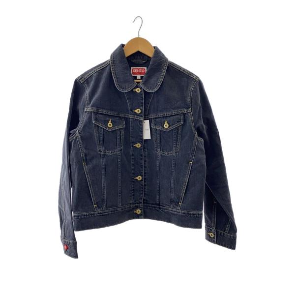 KENZO◆Gジャン/L/デニム/BLK/FD52DV2356C2