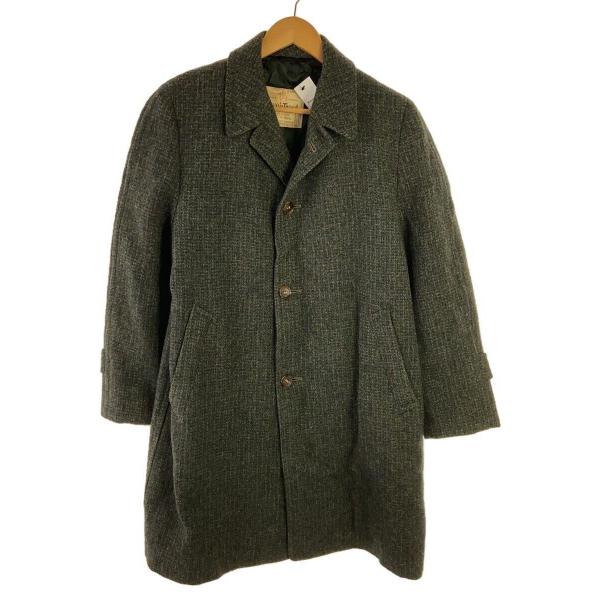 HARRIS TWEED◆コート/FREE/ウール/GRN