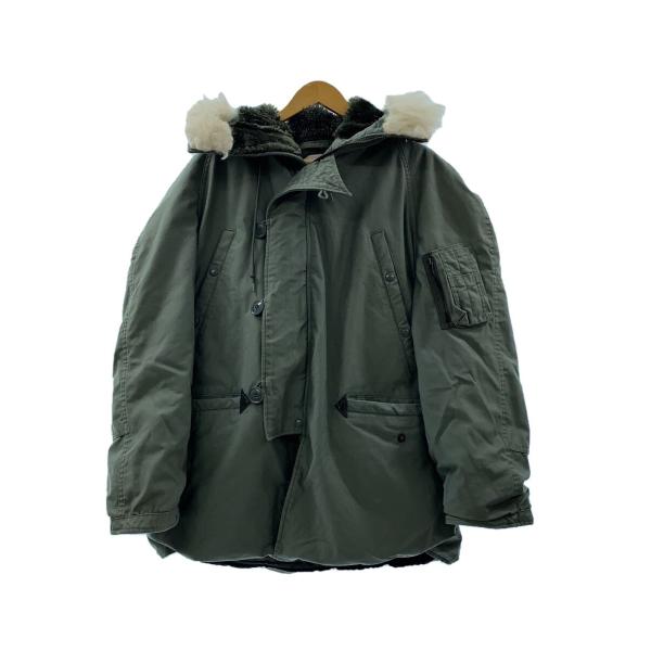 US.ARMY◆N-3B/フライトジャケット/M/コットン/カーキ/8415-00-376-1672