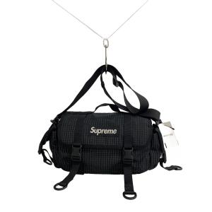 Supreme◆24SS/Mini Duffle Bag/ショルダーバッグ/ポリエステル/BLK/チェック