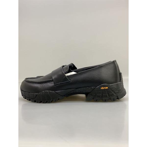YOAK◆NOMAD LOAFER/ローファー/42/BLK/レザー