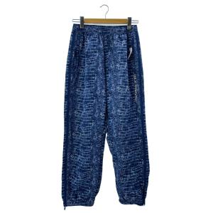 Supreme◆24SS/WARM UP PANTS/ボトム/M/ナイロン/BLU/総柄