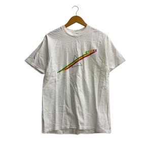 STUSSY◆Tシャツ/M/コットン/WHT/プリント//