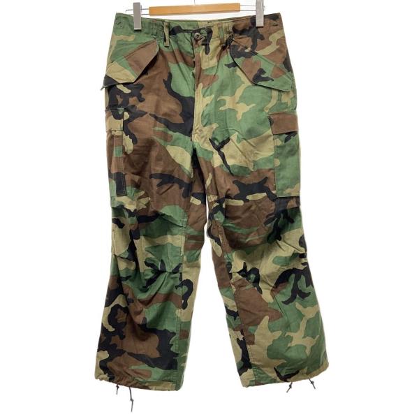 US.ARMY◆80s/カーゴパンツ/M/コットン/GRN/カモフラ/8415-01-099-785...