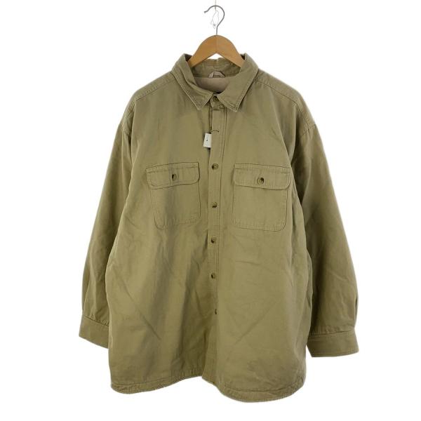 Woolrich◆長袖シャツ/XXL/コットン/BEG/6224/BARLEY