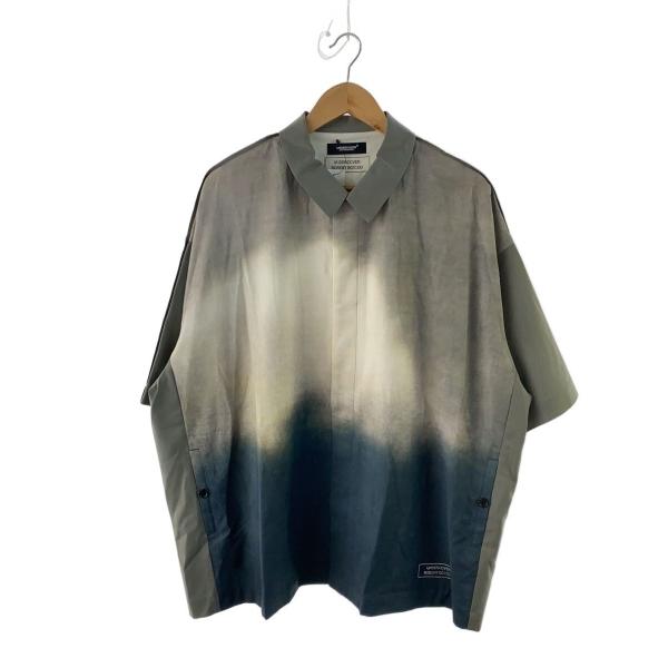 UNDERCOVER◆半袖シャツ/5/ウール/GRY/UC1E4404/ROBERT BOSISIO...