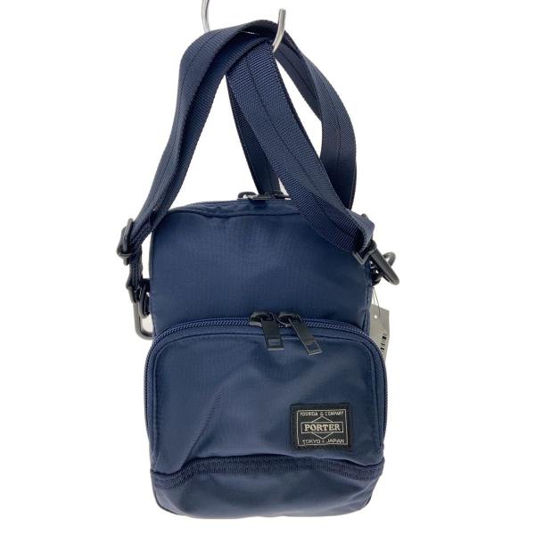 PORTER◆ショルダーバッグ/ナイロン/ネイビー/689-05950/FLASH