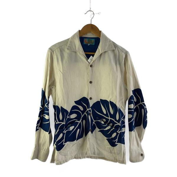 Mr.FREEDOM◆長袖シャツ/M/コットン/WHT/Bora Bora Shirts/タヒチボラ...