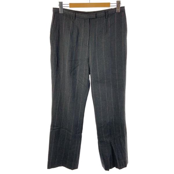 PENDLETON◆スラックスパンツ/ウール/GRY/ストライプ