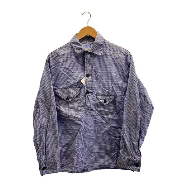 POST OVERALLS◆長袖シャツ/--/コットン/BLU/ギンガムCK/プルオーバーシャツ/